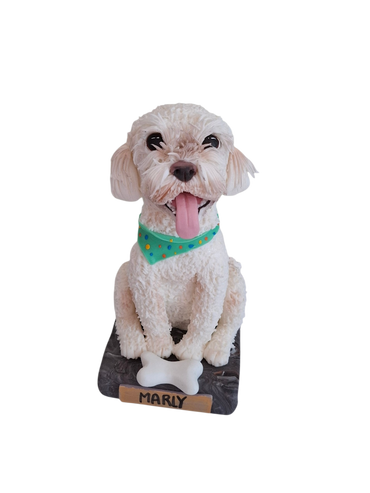 Retrato de tus mascotas 3pz, hecho a mano personalizados, 15cm