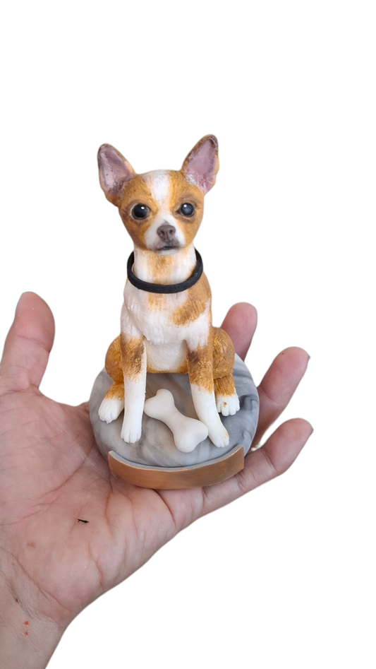Retrato de tu mascota, recuerdo de tu perro, retrato conmemorativo de mascota, Hecho a mano 7cm, 1pz PERSONALIZADO