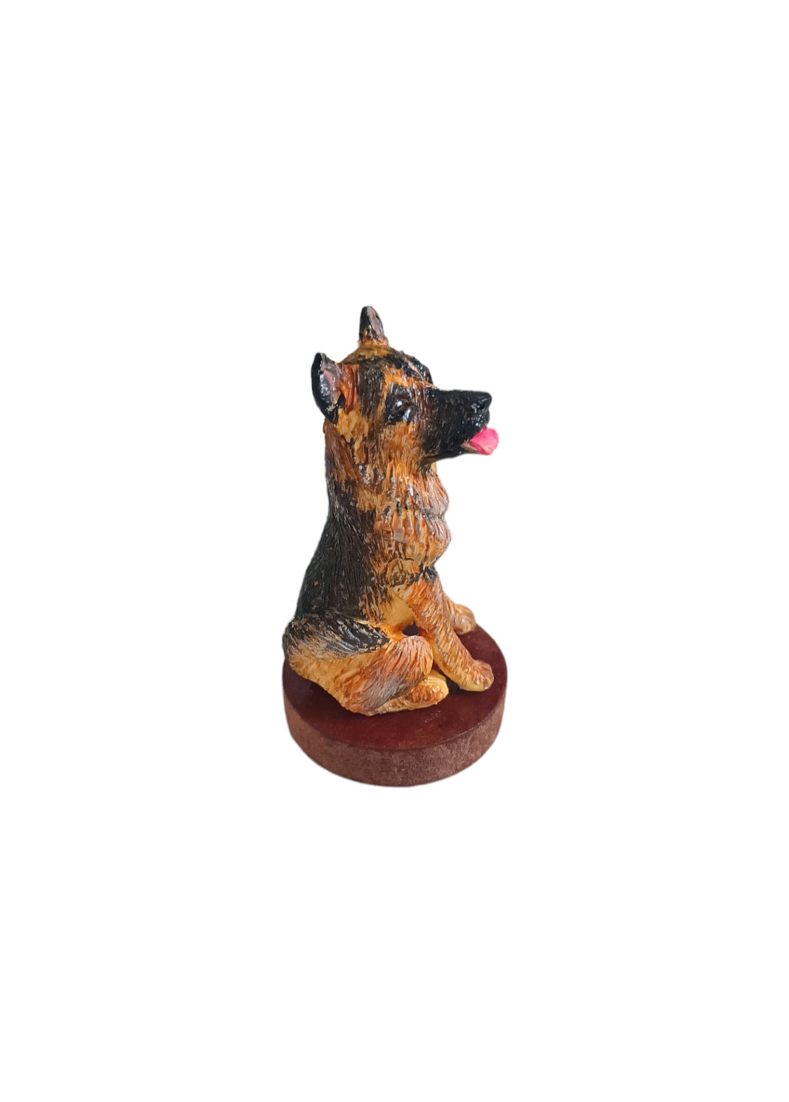Figura decorativa Pastor Alemán, figura de perrito, 1pz, decoración escritorio