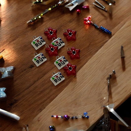 Dijes para armar joyería Stranger Things 10pz, colgantes para bisutería