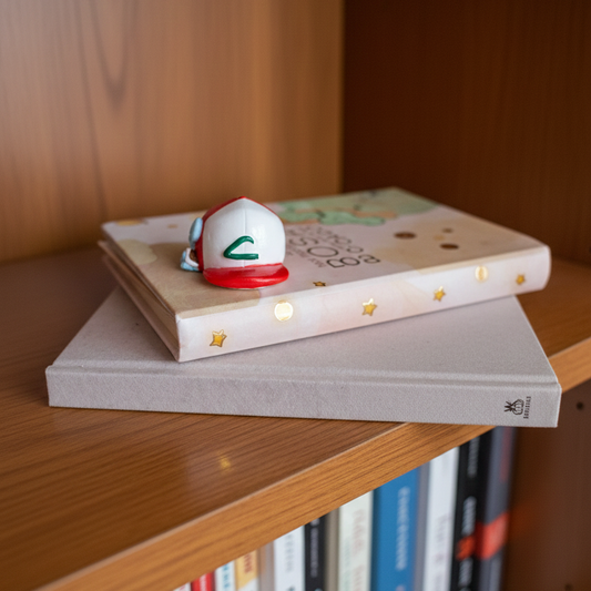 Figura decorativa 3D de la gorra Ash, inspirada en Pokemon , divertido diseño con pikachu y sus amigo 1pz