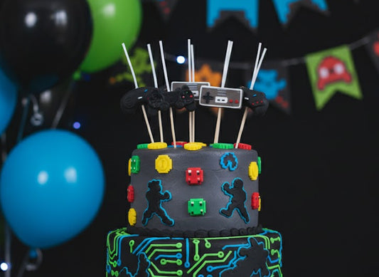 Velas de cumpleaños controles videojuegos gamers 8pz toppers cake decoracion de pastel
