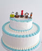 Velas de cumpleaños 31 minutos, bodoque y sus amigos, 5 pz más 5 stickers, toppers cake, decoración temática