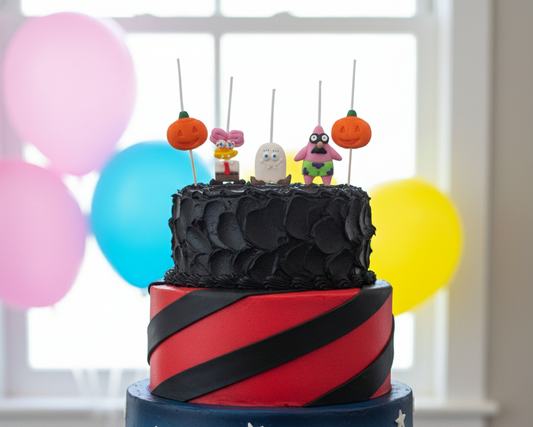 Velas de cumpleaños Bob esponja Halloween 5pz toppers cake decoracion tematica para pastel
