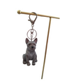 Llavero 3D de perrito bulldog francés, llavero y colgante, diseño perro 1pz