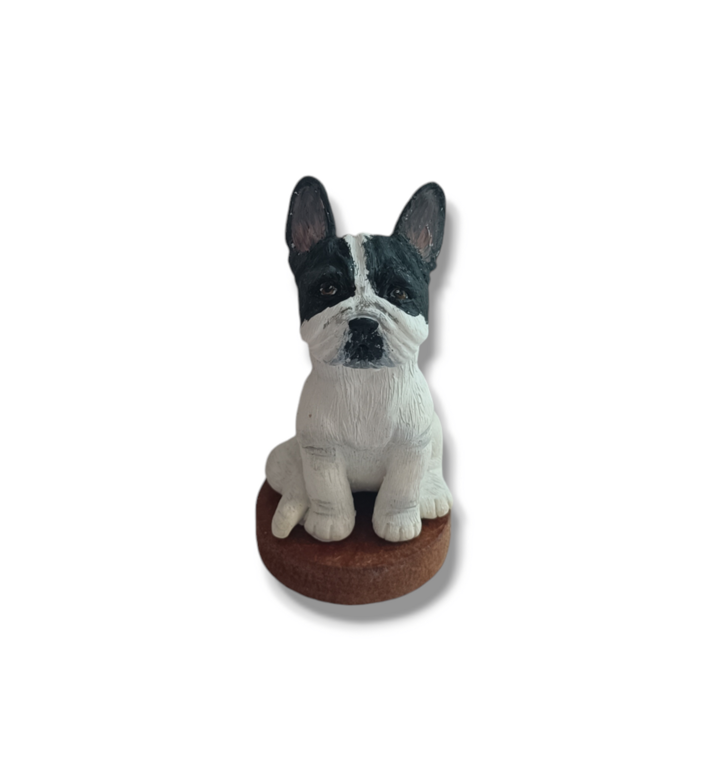 Figura decorativa o recuerdo Bulldog francés, 1pz, decoración hogar o escritorio, mascotas
