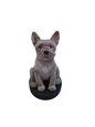 Figura decorativa o recuerdo Bulldog francés, 1pz, decoración hogar o escritorio, mascotas