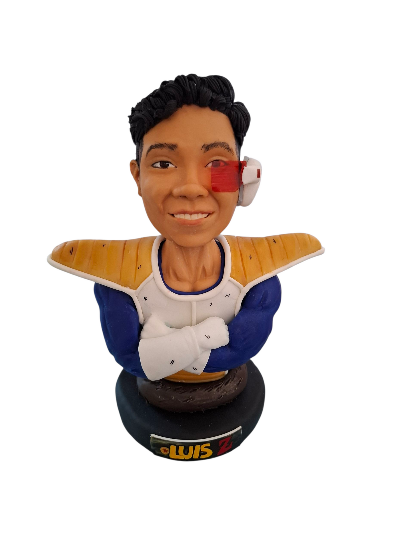 Busto decorativo de una persona a retrato, caricatura personalizada 20cm