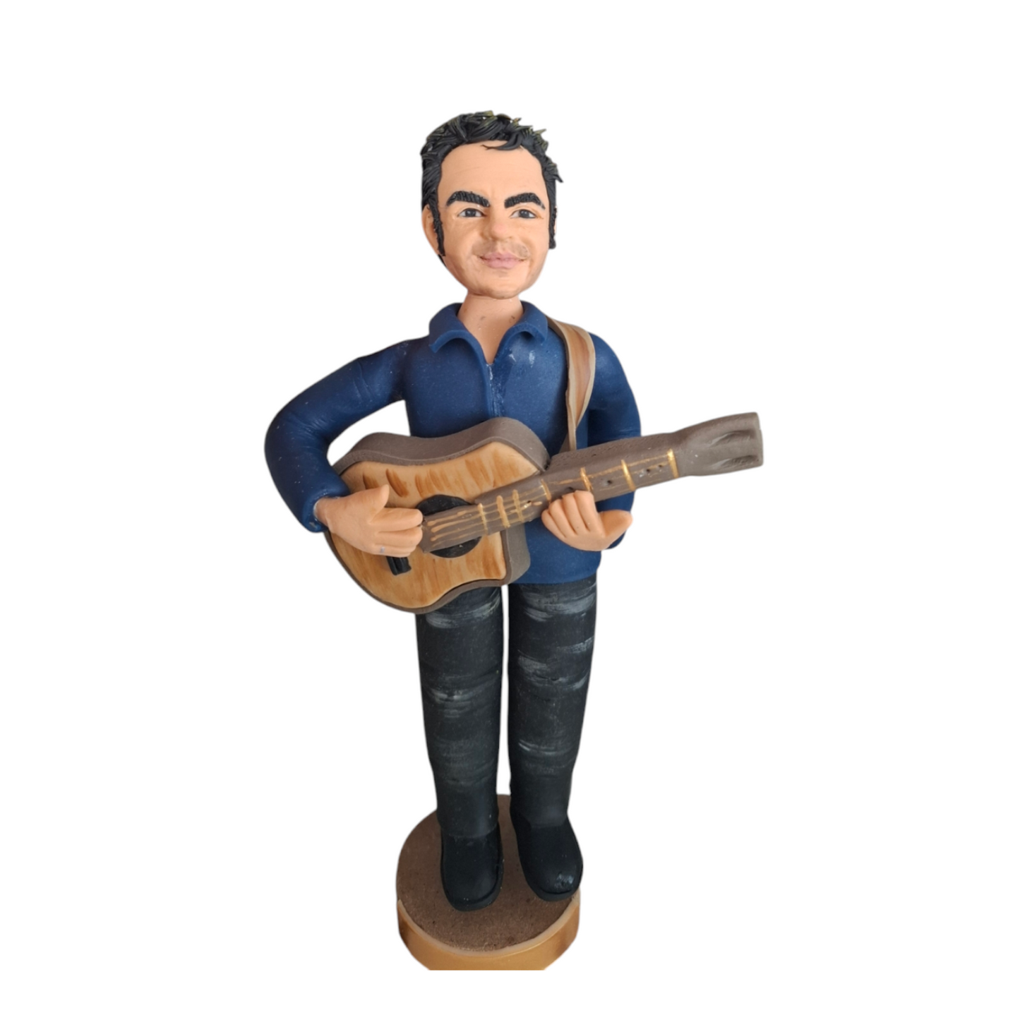 Figura retrato realista caricatura 15cm, personalizadas desde una foto