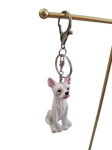 Llavero 3D de perrito Chihuahua varios colores llavero y colgante, diseño perro 1pz