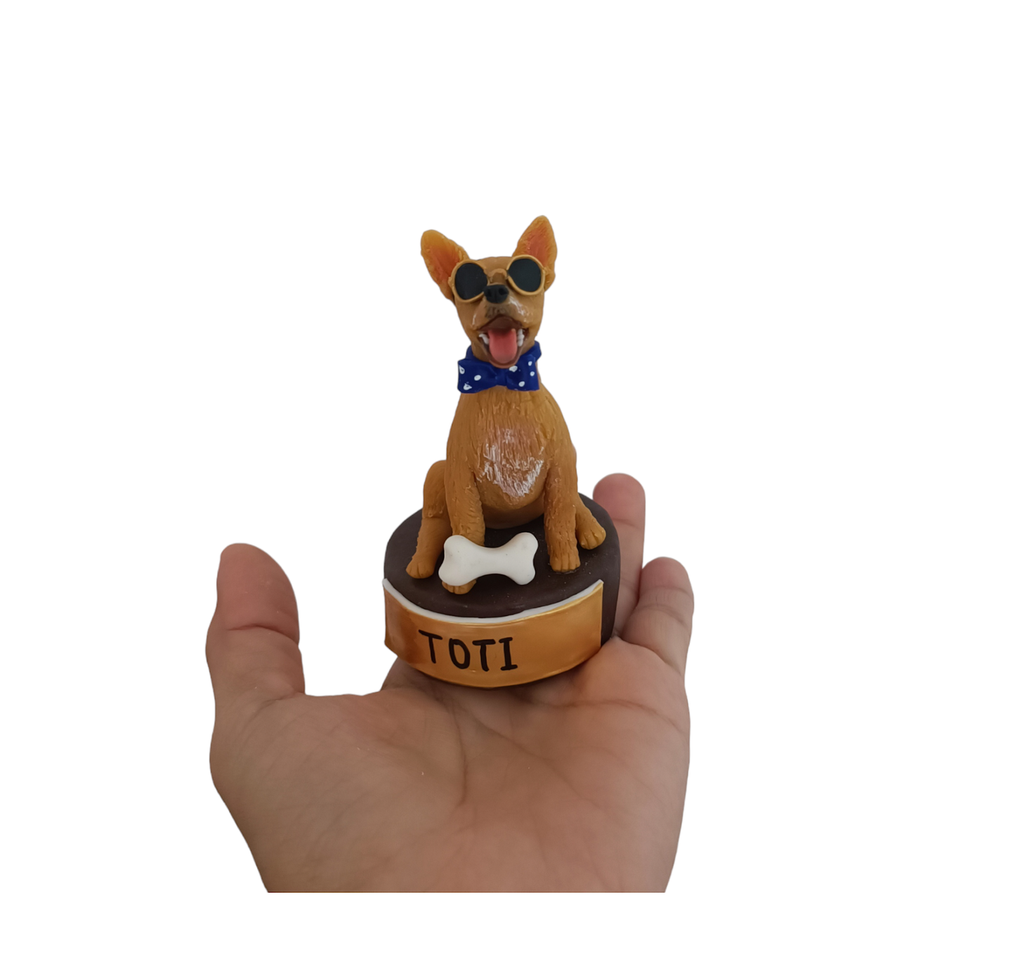 Retrato de tu mascota, recuerdo de tu perro, retrato conmemorativo de mascota, Hecho a mano 7cm, 1pz PERSONALIZADO