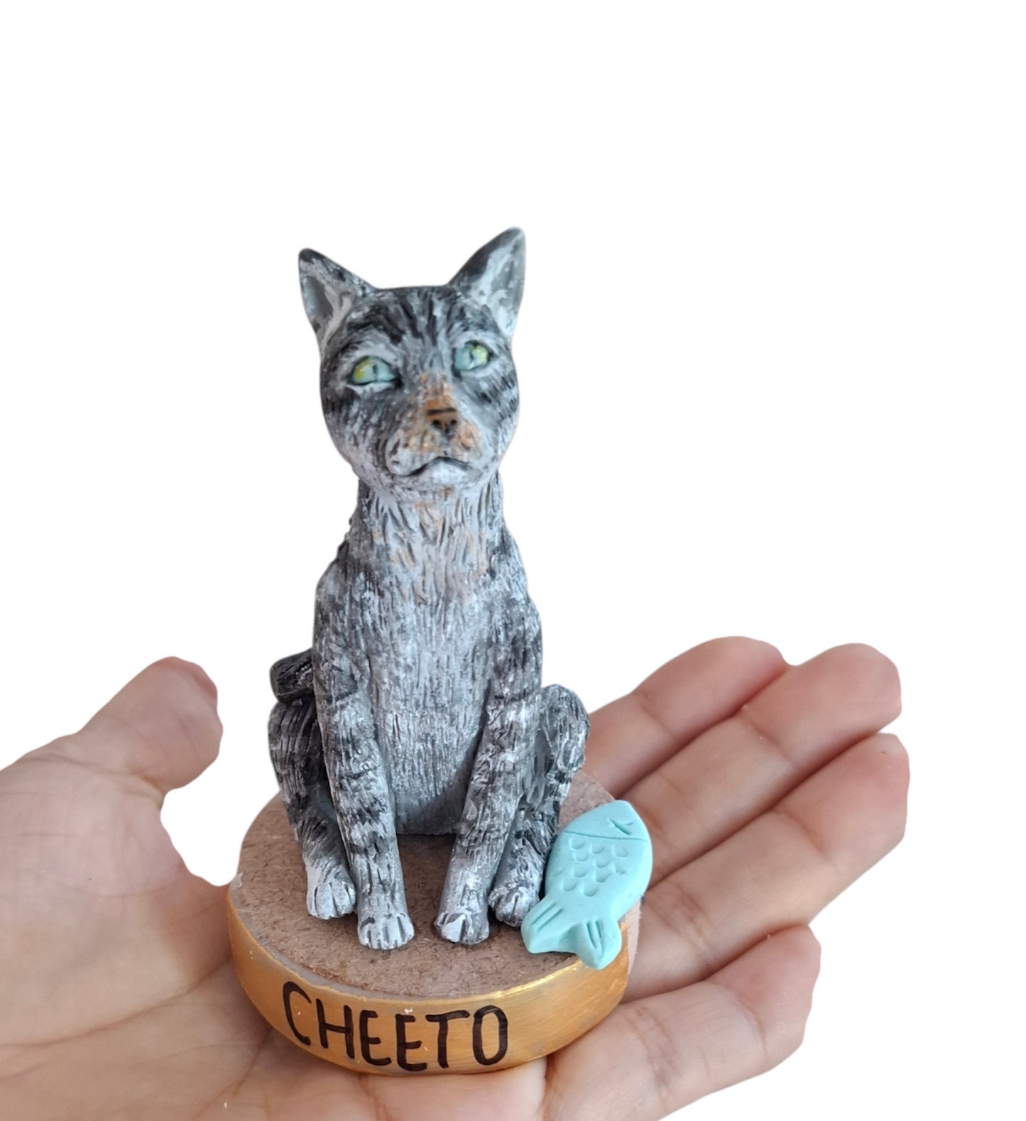 Retrato de tu mascota, recuerdo de tu perro , conmemorativo, hecho a mano 10cm, 1pz, PERSONALIZADO
