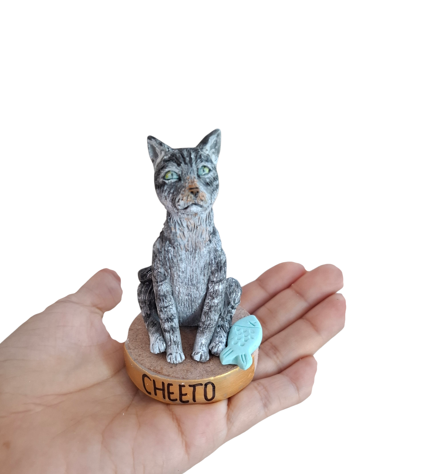 Retrato de tu mascota, recuerdo de tu perro, retrato conmemorativo de mascota, Hecho a mano 7cm, 1pz PERSONALIZADO