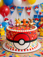 Velas para pastel Pokemon 6pz Eevee, Newton, Raichu, Charizard y pokebolas, toppers cake, decoración temática de cumpleaños