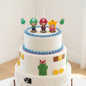 Vela para pastel Mario Bros, Peach, Luigi y Yoshi 5pz, decoración para fiesta temática de cumpleaños, toppers cake fiesta y eventos