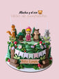 Masha y el Oso velas para pastel 5pz, fiesta temática , decoración de cumpleaños, toppers cake