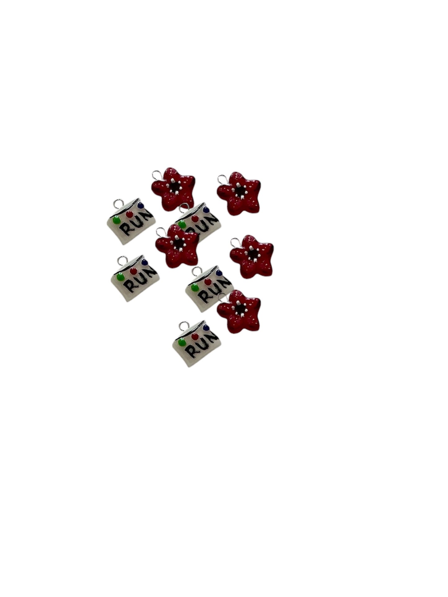 Dijes para armar joyería Stranger Things 10pz, colgantes para bisutería