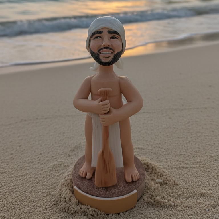 Figura retrato realista caricatura 10cm , personalizadas desde una foto