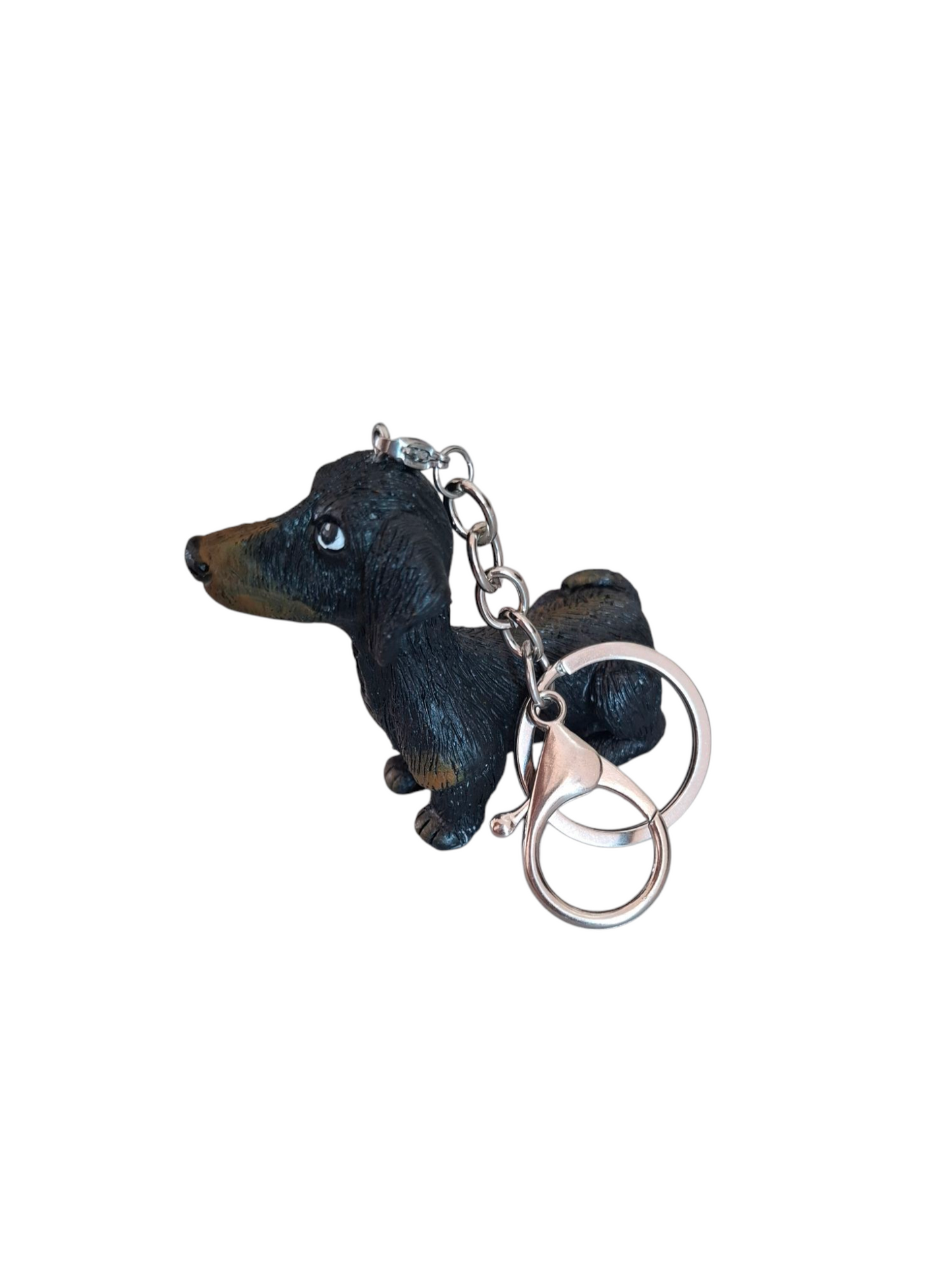 Llavero 3D de perrito salchicha, llavero y colgante, diseño perro 1pz