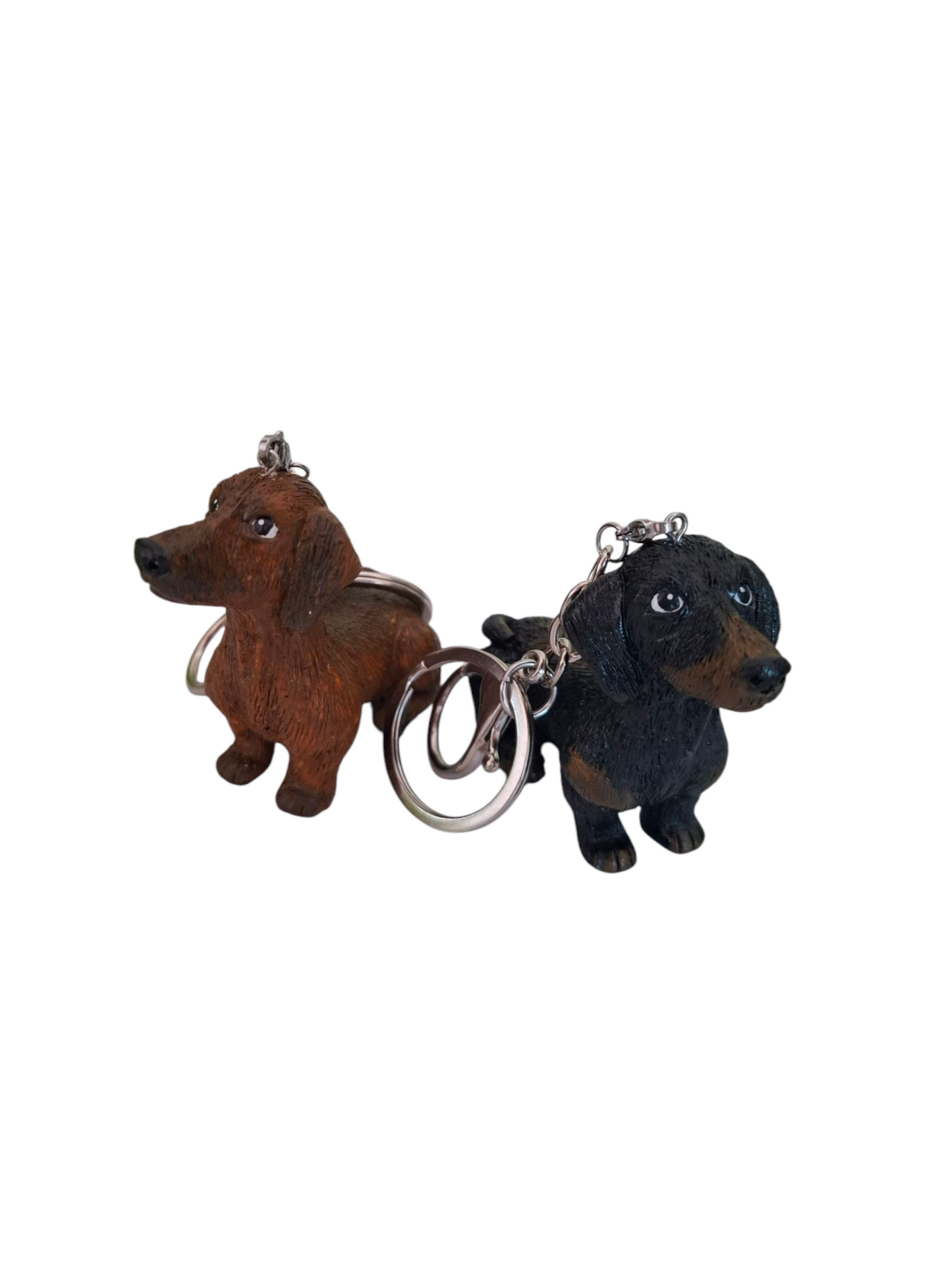 Llavero 3D de perrito salchicha, llavero y colgante, diseño perro 1pz