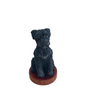 Figura Schnauzer mascota decoración, 1pz, para amante de los perritos