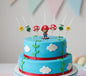 7pz Velas de cumpleaños Mario Bros , Yoshi, Star y Hongo
