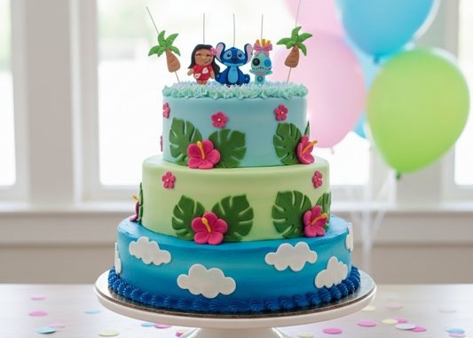 Velas de cumpleaños Lilo, Stitch y Trapos 5pz toppers cake decoracion de pastel