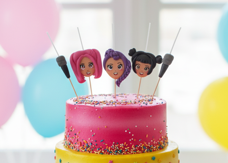 Velas de cumpleaños Kpop Demon Hunters 5pz toppers cake decoración de pastel