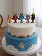 Velas de cumpleaños Bluey, Bingo y sus amigos 5pz toppers cake decoracion de pastel