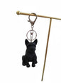 Llavero 3D de perrito bulldog francés, llavero y colgante, diseño perro 1pz