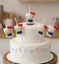 5pz Velas de cumpleaños Hello Kitty toppers cake decoracion tematica para pastel
